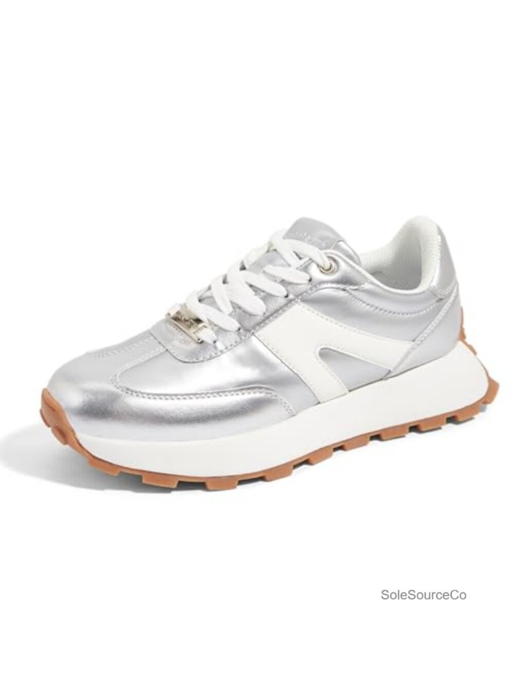 Platform Retro Fashion Sneakers Lace-Up Tennis Walking Shoes